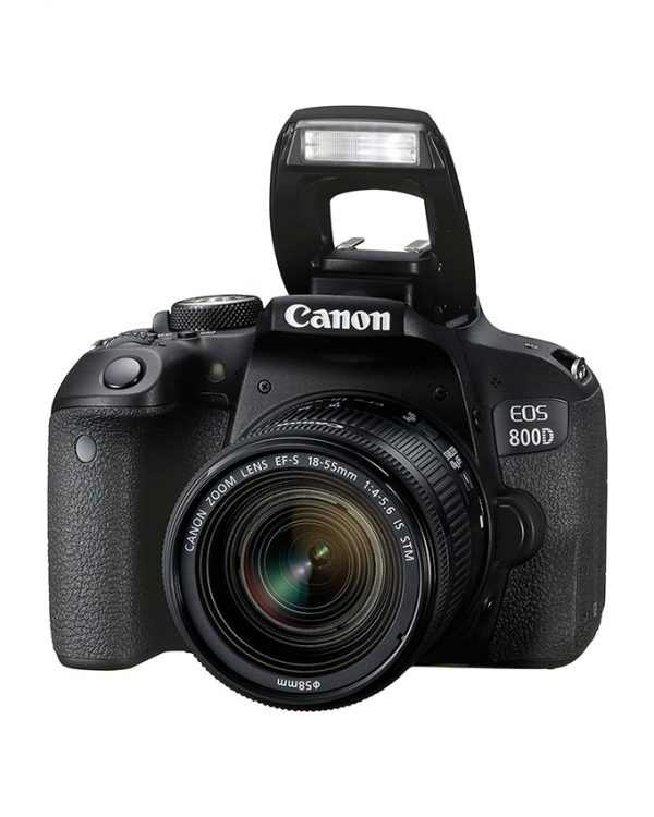 Canon EOS 800D Digital SLR with 18-55mm Lens – Black