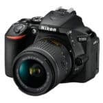 Nikon D5600 DX Format Digital Camera with 18-55mm Lens -Black