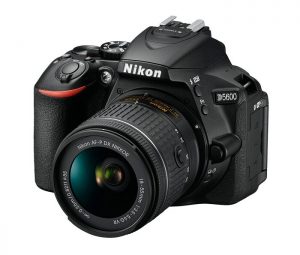 Nikon D5600 DX Format Digital Camera with 18-55mm Lens -Black