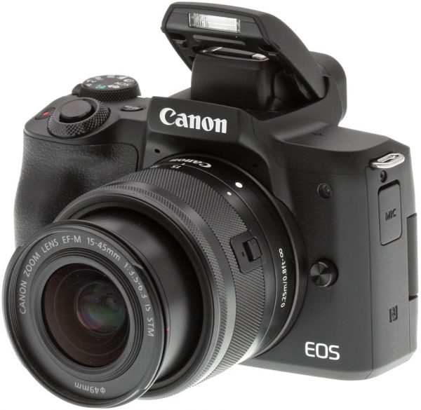 Canon EOS M50 24.1MP Mirrorless Camera with 18-55mm -Black