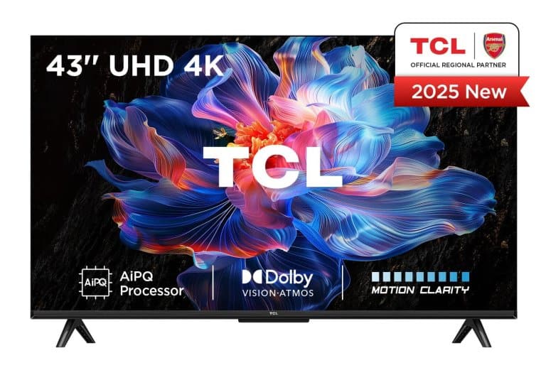 TCL 43V6C Direct LED TV, 4K HDR TV, Smart TV Powered by Google TV best price in Nairobi Kenya.