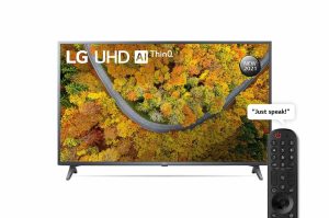 LG 43UP7550 Smart UHD 4K UP75 Series, Active HDR WebOS Smart AI ThinQ – 2021