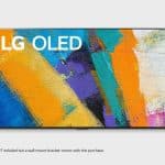 LG OLED TV 77 Inch GX Series, Gallery Design 4K Cinema HDR WebOS Smart ThinQ AI Pixel Dimming