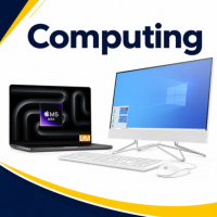 Computing category thumbnail showing laptop and desktop computer accessories