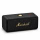 Marshall Emberton II black portable Bluetooth speaker with woven grille, gold Marshall logo and top controls