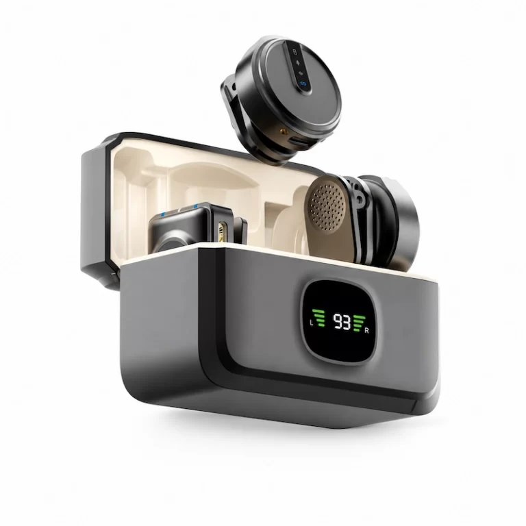 Green Lion GLM-Wireless Mic Lite with dual transmitters, receiver and charging case