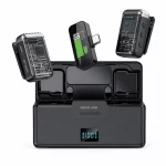 Green Lion GM-90X Microphone set with dual transmitters, USB-C receiver and charging case