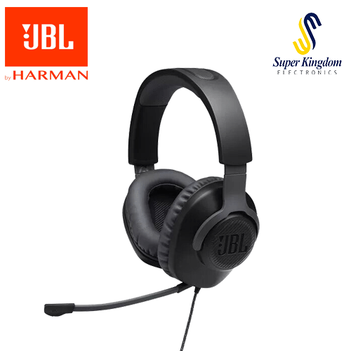 JBL Quantum 100 – Wired Over-Ear Gaming Headphones – Black