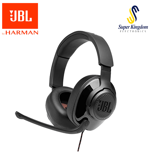 JBL Quantum 300 – Wired Over-Ear Gaming Headphones with JBL Quantum Engine Software – Black