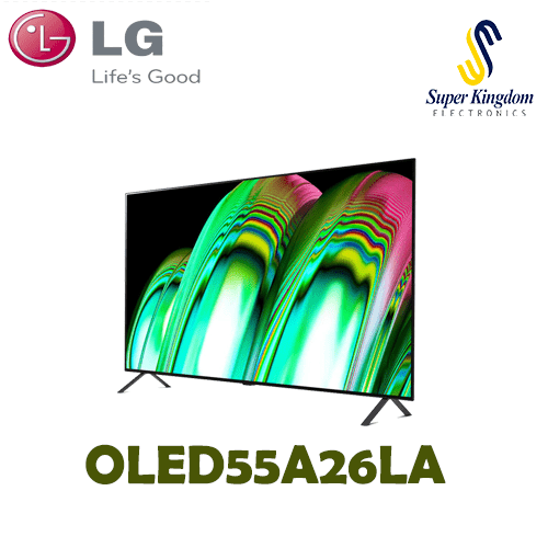 LG OLED55A26LA 55 Inch TV With 4K Active HDR Cinema Screen Design (2022)