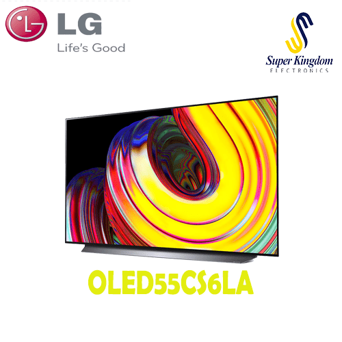 LG OLED55CS6LA 55 Inch Cinema Screen Design 4K Cinema HDR WebOS Smart AI ThinQ Pixel Dimming (2022)