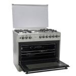 Mika MST90PU42HI/HC Standing Cooker, 60cm x 90cm, 4G+2E, Full Elec. Oven (Air Fry+Conv.), 10F, Rotisserie, S. Steel - Image 3