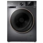 TCL P1109FL front load washing machine front view with digital control panel