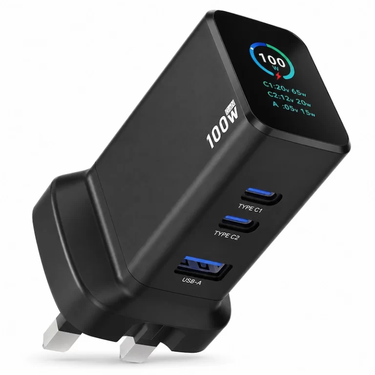 Powerology GaNex 100W multi-port adapter