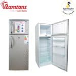 Ramtons RF/244 213 Liters 2 door direct cool fridge - Mar Silver