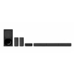Sony HT-S40R home theatre components with soundbar, subwoofer, rear speakers and wireless amplifier