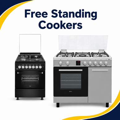 Free standing cookers category thumbnail with modern gas oven units
