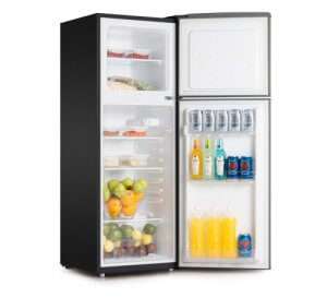 Von VRT-138DRHX 138L Double Door Fridge - Inox best price in Nairobi Kenya.