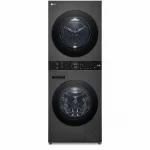 LG WT1311PB ThinQ black WashTower stacked washer and dryer with integrated centre control panel