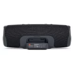 JBL Charge Essential 2 rear charging compartment open showing USB-C charging port and USB-A output