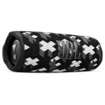JBL Flip 6 Martin Garrix Edition portable Bluetooth speaker in black and grey patterned finish, front view