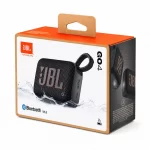 JBL Go 4 portable Bluetooth speaker retail packaging shown from front angle