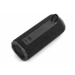JBL Grip black Bluetooth speaker rear angled view with GRIP panel, USB-C charging port and carry loop