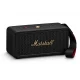 Marshall Middleton II Black and Brass portable Bluetooth speaker with gold Marshall logo and carry strap