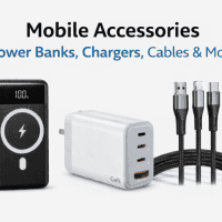 Mobile accessories in Kenya including power banks, fast chargers and USB cables