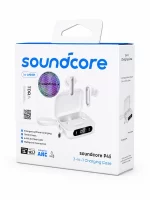 Soundcore P41i noise cancelling earbuds retail packaging box in white