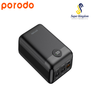 Porodo Super Compact Power Bank With Fast Charging 30000mAh – Black
