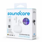 Soundcore R60i NC adaptive noise cancelling earbuds retail packaging box in white