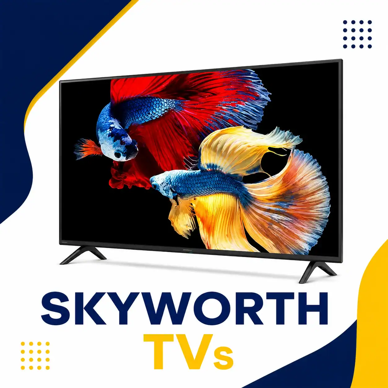 Skyworth TVs category thumbnail featuring modern smart television with vivid display
